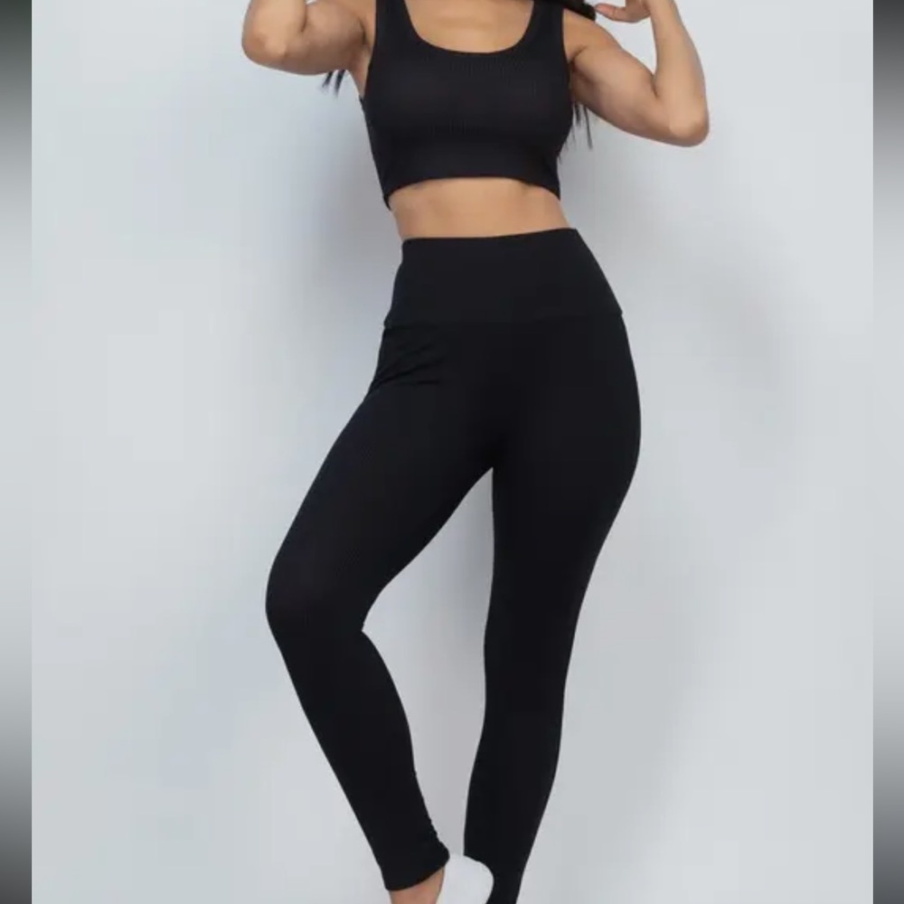 Leggings and crop top set